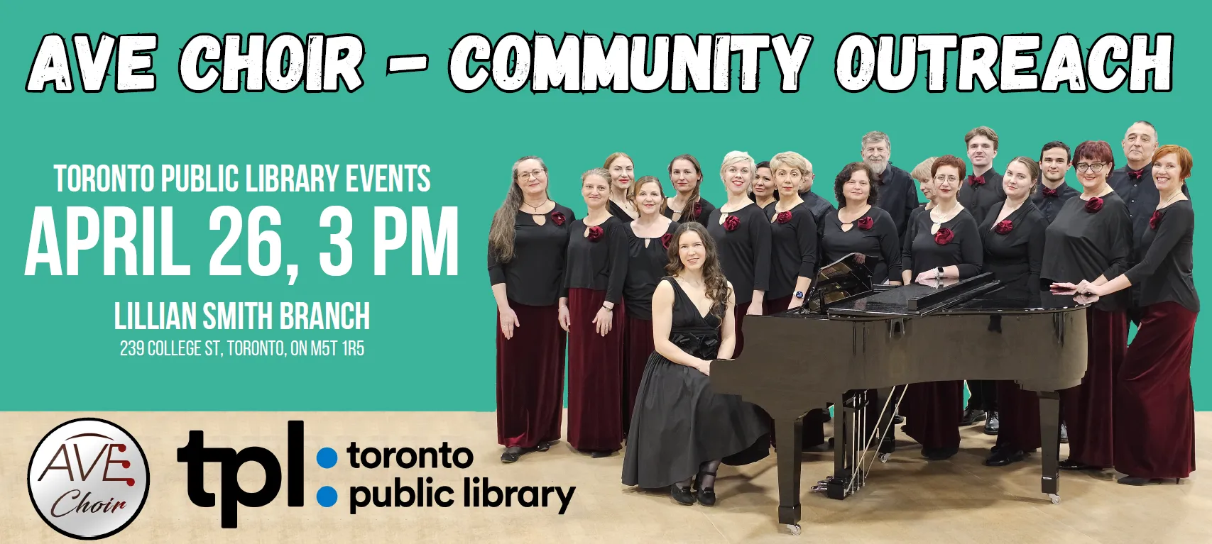 AVE Choir – Community Outreach at Lillian H. Smith Branch